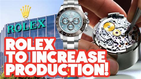 rolex cuts production|rolex increasing production.